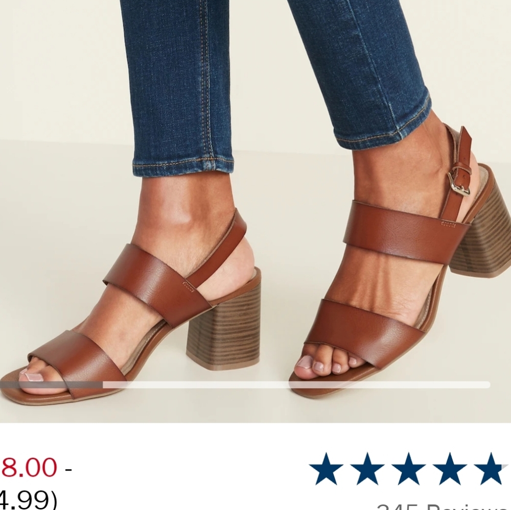 Brand new Old Navy slingback heel